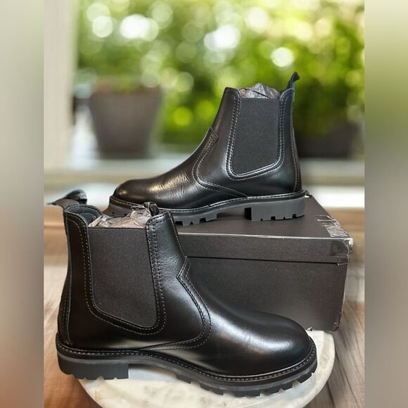 NEW The KOOPLES $495 SMOOTH LEATHER CHELSEA BOOTS Size EU 42 - Picture 9 of 16